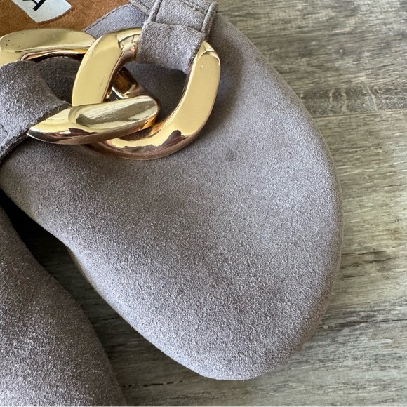 ASOS ASRA Fiscal clogs in mauve suede with chain detail - Size: 38 - Picture 7 of 12